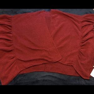 Burgundy Torrid Ruana one size
